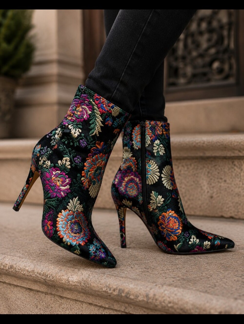 Just fabulous embroidery booties